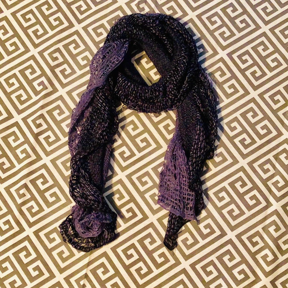Dark and Light Gray Scarf